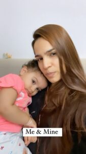 Shikha Singh Instagram - Me & Mine ❤️ #cositstrending #cosshescute #cosshesmine #cosifeellucky #trending #babygirl #babies #babiesofinstagram #girl #girls #cosy #mine #lucky #blessed