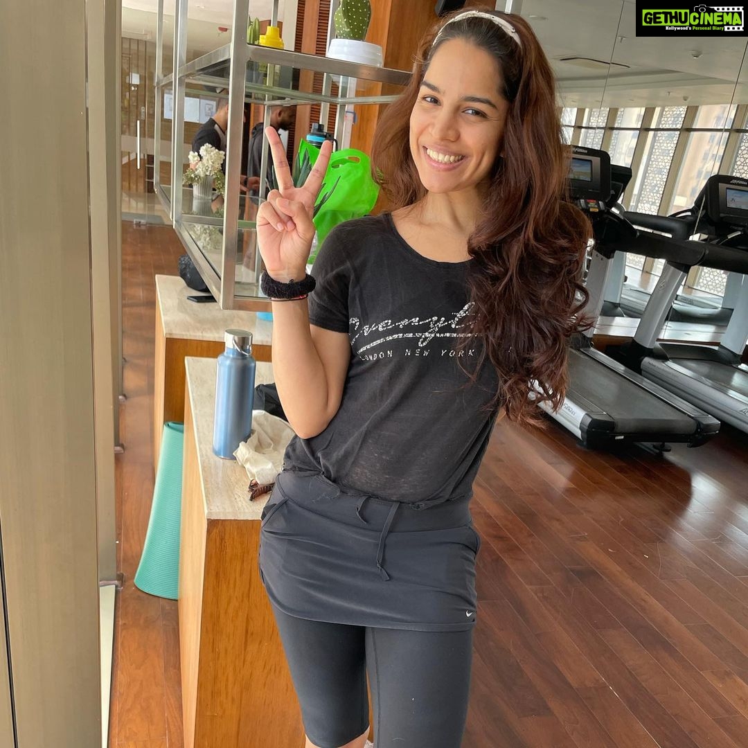 Shikha Singh Instagram - Good workout & Good hair day should always be appreciated 🥰