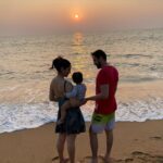 Shikha Singh Instagram – Time is flying & how, 
but every time I look at you, It’s just a feeling “Wow” ❤️❤️❤️ 

#us #family #grateful #thankyou #god #beach #sunset #kerela #tajbekalresortandspa #memories #timeisflying #baby #girl #babygirl Taj Bekal Resort & Spa, Kerala