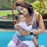 Shikha Singh Instagram - Sometimes you will never know the value of a moment until it becomes a memory. So savour it, capture it & let the giggles flow in ❤️ #blessedwiththebest #grateful #thankyougod #alaynasinghshah #motherhood #lovingit