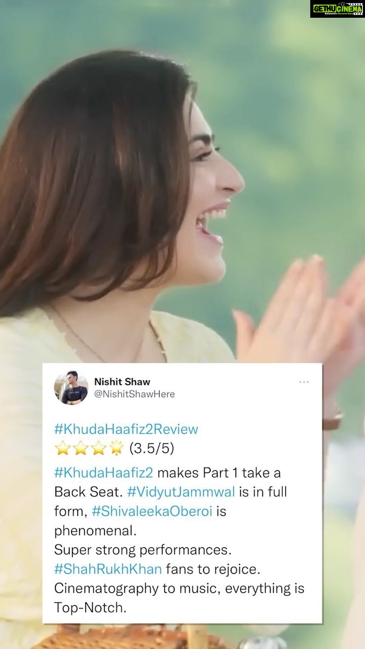 Shivaleeka Oberoi Instagram - Gratitude! 😇✨ Have you watched #KhudaHaafizChapter2 yet? 🥹