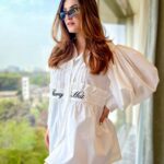 Shivaleeka Oberoi Instagram – Guess what’s written on my shirt? 👻

#Mood #Vibes