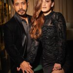 Shivaleeka Oberoi Instagram - 🔝influence! ✨ Date night with my best friend and lover at the #GQPowerList2023 🖤 Styled by @juhi.ali Shot by @anamika_ HMU @hairandmakeupbypinks