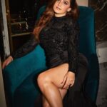 Shivaleeka Oberoi Instagram - #GQPowerList2023 🖤 Styled by @juhi.ali HMU @hairandmakeupbypinks Photos - @anamika_ Outfit - @nourbyneharika Jewels- @goldsmits_jewellery Heels - @lodishoesindia