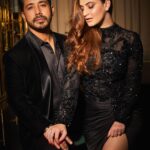 Shivaleeka Oberoi Instagram - 🔝influence! ✨ Date night with my best friend and lover at the #GQPowerList2023 🖤 Styled by @juhi.ali Shot by @anamika_ HMU @hairandmakeupbypinks