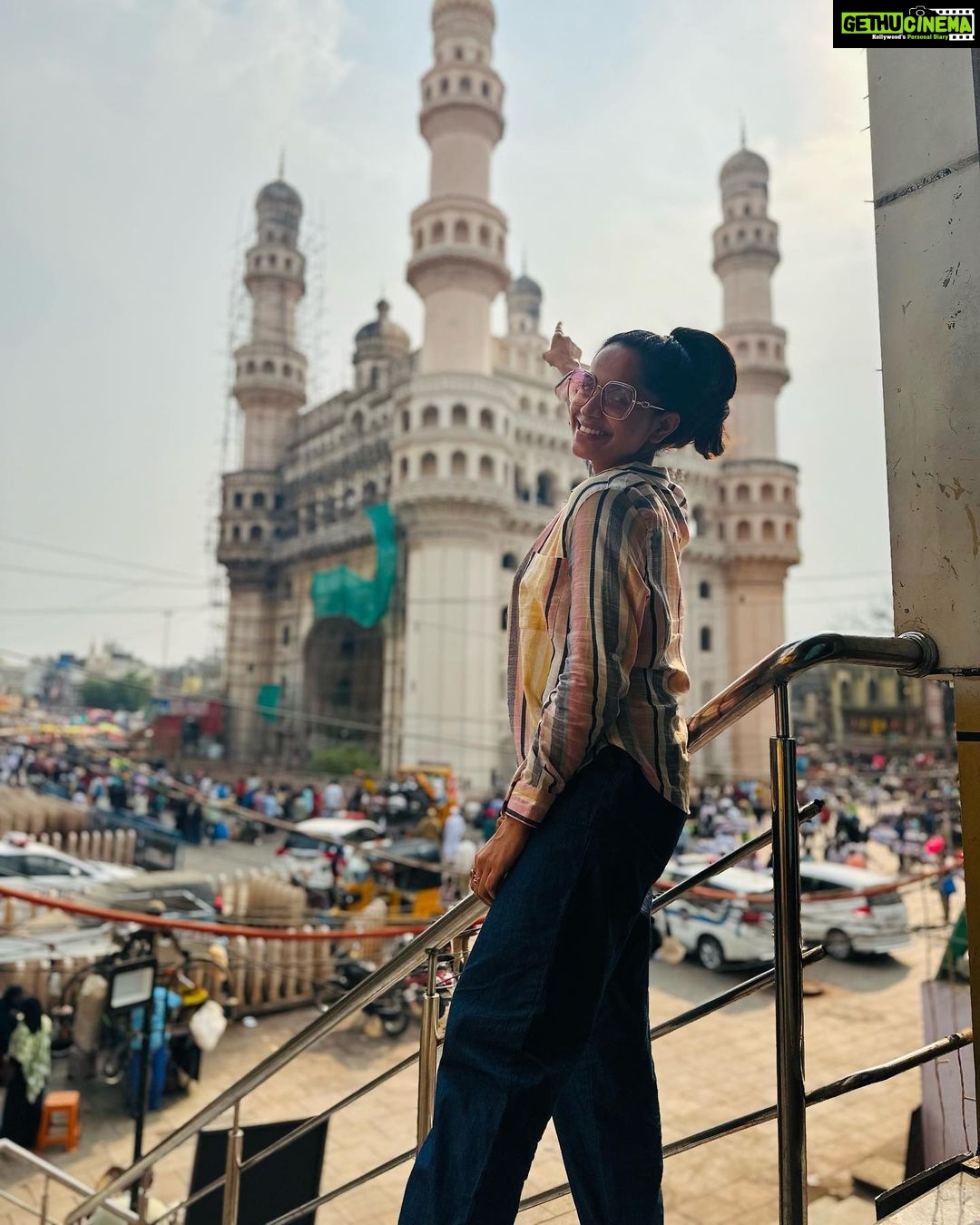 Shobha Shetty Instagram - 💕 . . . Charminar vlog cmng soon on my YouTube channel.!! #shobhashettyyoutubechannel