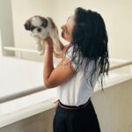 Shobha Shetty Instagram - Wit my shadow boy.!🫶 . . . #shobhashdow#love#cuteboy#my#love#shobhashettyyoutubechannel
