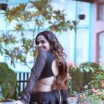 Shobha Shetty Instagram - 🖤🖤🖤 . . Makeover @nicenailsbabyhyderabad Outfit @pari.designers_ Clicks @raju_phototgraphy