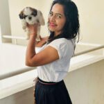 Shobha Shetty Instagram - Wit my shadow boy.!🫶 . . . #shobhashdow#love#cuteboy#my#love#shobhashettyyoutubechannel