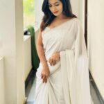 Shobha Shetty Instagram - 🤍 it’s all about tdy.!🤍 . . . #shobhashettyyoutubechannel#shobhashettymonitha#whitesareelove#