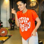 Shobha Shetty Instagram – Post workout posed 🙋‍♀️
.
.
.
@crosshammer.fit 
#shobhashettyyoutubechannel#fitgirlshobha