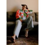 Shreya Dhanwanthary Instagram - Lounging . By @utkarshamishra_ @soujit.das Jacket and top: @tfaconn Shoes: @clarksshoes @clarksoriginals