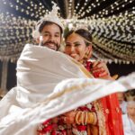 Shreya Ghoshal Instagram - Still can’t believe it. My little brother got hitched! When two of the purest, most beautiful souls unite, the whole universe aligns every moment to feel just perfect. There was only love and joy in the air. It was a perfect union of the two cultures, a spectacular 2 state wedding. We had happy tears and grins on our faces to see our most dearest tying the knot. Bhai tumi khushi theko. Bou ma, I have loved you forever, you know that♥️♥️ God bless the most perfect couple! #SoumuchRoshni Goa