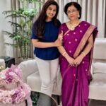 Shreya Ghoshal Instagram - It was my beautiful momma’s birthday yesterday ♥️ Ma, thank you for being the amazing human being that you are, holding our hand, showing us the way to be strong, yet keeping us warm & safe, keeping all the troubles away, protecting us with all your might, nurturing us with your unending love. May you always stay healthy, strong and happy.
