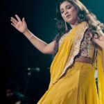 Shreya Ghoshal Instagram - Happy Sunday! ☀️ Outfit: @shivaliahmedabad Jewellery: @azotiique Stylist: @stylebysaachivj Asst.: @styledbynikinagda @nehha_o