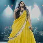 Shreya Ghoshal Instagram - Happy Sunday! ☀️ Outfit: @shivaliahmedabad Jewellery: @azotiique Stylist: @stylebysaachivj Asst.: @styledbynikinagda @nehha_o