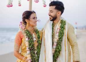 Shreya Ghoshal Instagram - Still can’t believe it. My little brother got hitched! When two of the purest, most beautiful souls unite, the whole universe aligns every moment to feel just perfect. There was only love and joy in the air. It was a perfect union of the two cultures, a spectacular 2 state wedding. We had happy tears and grins on our faces to see our most dearest tying the knot. Bhai tumi khushi theko. Bou ma, I have loved you forever, you know that♥️♥️ God bless the most perfect couple! 
#SoumuchRoshni