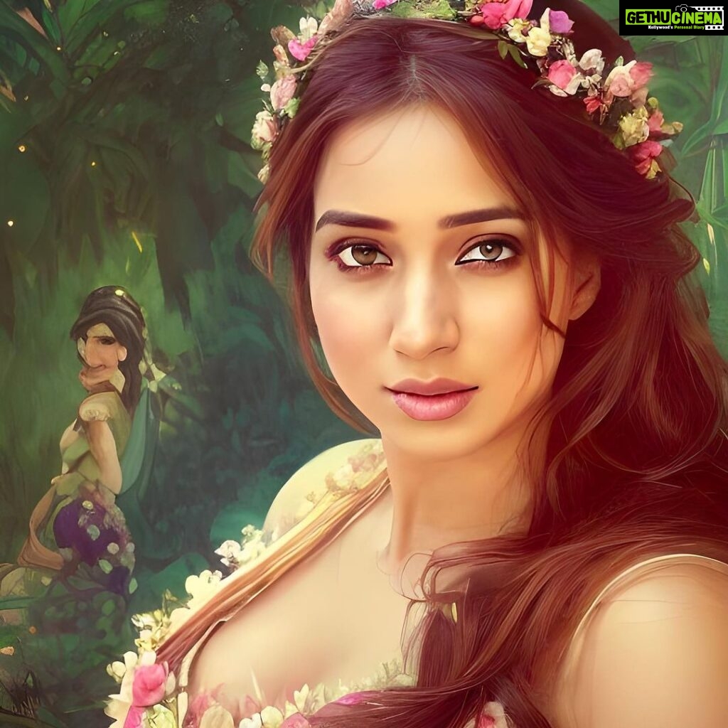 Shreya Ghoshal Instagram - AI- la!! Art created by artificial intelligence.. I was too curious. Which one do you like?