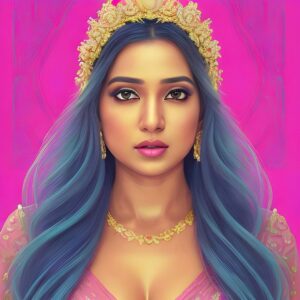 Shreya Ghoshal Instagram - AI- la!! Art created by artificial intelligence.. I was too curious. Which one do you like?