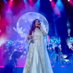 Shreya Ghoshal Instagram - Colours of happiness.. Outfit: @Samyakkclothing Jewellery: @azotiique Stylist: @stylebysaachivj Asst.: @styledbynikinagda @nehha_o Clicked by @perfectclick