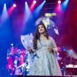 Shreya Ghoshal Instagram - Colours of happiness.. Outfit: @Samyakkclothing Jewellery: @azotiique Stylist: @stylebysaachivj Asst.: @styledbynikinagda @nehha_o Clicked by @perfectclick