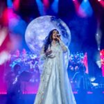 Shreya Ghoshal Instagram - Colours of happiness.. Outfit: @Samyakkclothing Jewellery: @azotiique Stylist: @stylebysaachivj Asst.: @styledbynikinagda @nehha_o Clicked by @perfectclick