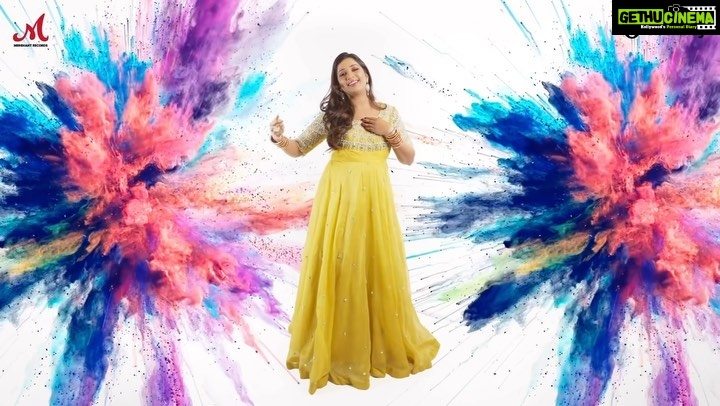 Shreya Ghoshal Instagram - 1 day to go ‘Rang Le Rangeele’ 🎊♥️🌈 Here’s a little teaser of our Holi special song. Composed by the amazing @deepakpandit_31 written by @manojmuntashir Releasing on @merchant_records @salimmerchant YouTube