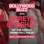 Shreya Ghoshal Instagram - Time to lose yourself in the beautiful voice of @shreyaghoshal ❤️ Book your tickets now and get ready to groove to her biggest hits! . . #ShreyaGhoshal #Concert #MusicConcert #BollywoodBuzz #BollywoodMusic #Music #BollywoodConcert #Trending #BookMyShow #ComingSoon