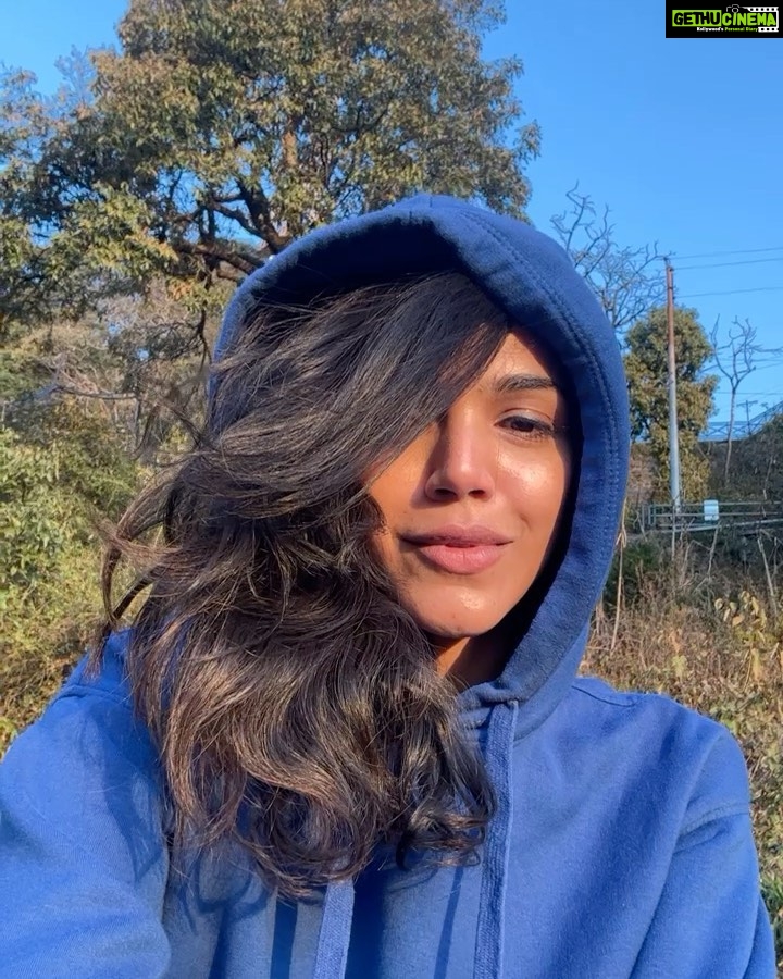 Shriya Pilgaonkar Instagram - My happy place ⛰️ Every now and then I need to run away to the mountains… #Landour #VillaBethany #Happiestinthemountains #Mountaingirl