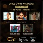 Shriya Pilgaonkar Instagram - Thank you for the nomination @filmcriticsguild @ccssa.india . Grateful to be nominated with these incredible performers. Award or not , glad the critics approve 😉 #TheBrokenNews #Radha #CriticsChoiceAwards @zee5