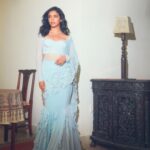 Shriya Pilgaonkar Instagram – Tonight for the Critics’ Choice Awards 2023 🦋 

Best Actor Nomination for ‘The Broken News ‘ 🥂

•My fab glam squad ⭐️
Glam @makeupandhairbyshruti
Hair @darshana.mule 
Styling @shreejarajgopal 
Style assistant @dhwanii.jain
Photographer @tejasnerurkarr

Wearing @shlokakhialaniofficial 
Necklace @goldsmiths_jewellery 
Ring @jet_gems

.
.
.

#shriyapilgaonkar #stylefile #sareeglam #pastelblue #Raw