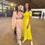 Shriya Pilgaonkar Instagram - Thank you for getting us together 🥂 @homegrownin @homegrownstreet @vpatra In conversation with these incredibly talented women at #HGstreet. - Wearing @bodicebodice Styled by @urvashishah99 Photographer @dieppj Hair @darshana.mule Richardson & Cruddas