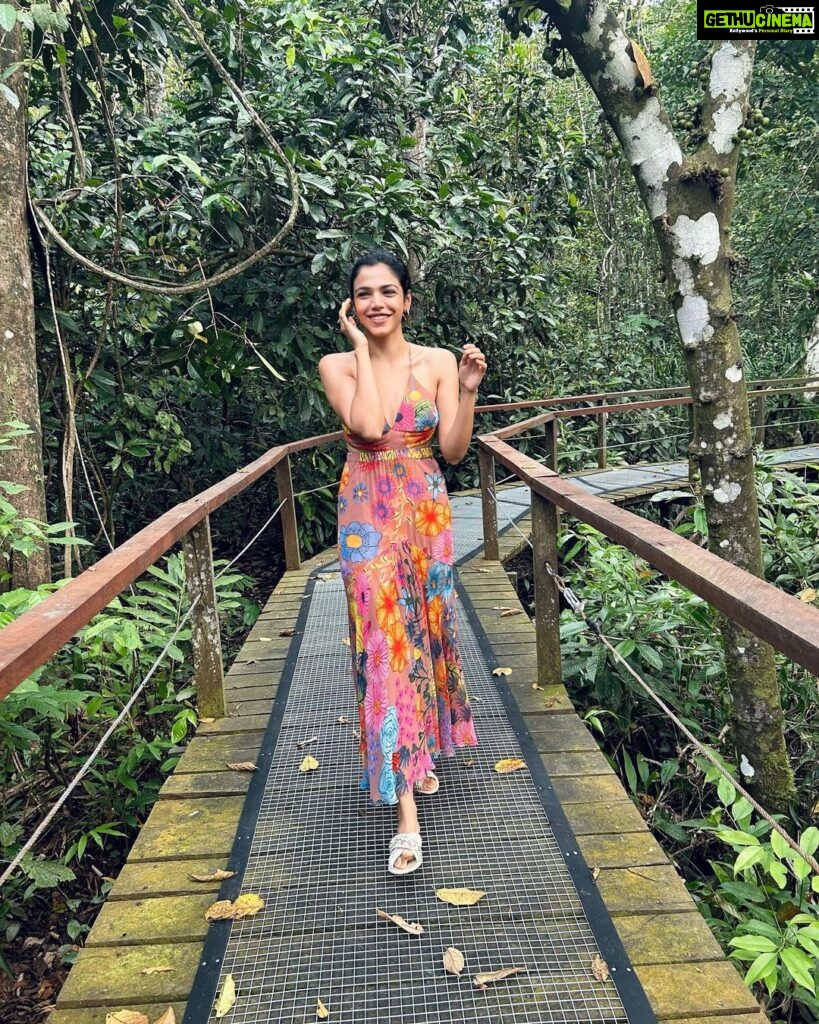 Shriya Pilgaonkar Instagram - Forest gypsy 🌺 @guaparesortwear Bilit Adventure Lodge, Kinabatangan River