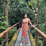 Shriya Pilgaonkar Instagram - Forest gypsy 🌺 @guaparesortwear Bilit Adventure Lodge, Kinabatangan River