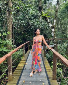 Shriya Pilgaonkar Instagram - Forest gypsy 🌺

@guaparesortwear