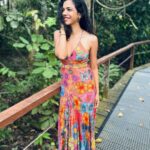 Shriya Pilgaonkar Instagram - Forest gypsy 🌺 @guaparesortwear Bilit Adventure Lodge, Kinabatangan River