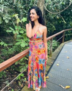 Shriya Pilgaonkar Instagram - Forest gypsy 🌺

@guaparesortwear