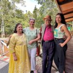 Shriya Pilgaonkar Instagram - It was my Ajoba’s childhood dream to see the world . This year at the age of 84, he completed 100 countries . Aai & I surprised him by turning up in the middle of a rainforest to join his century celebration 😊 He has been an inspiration not just to me , but to so many of those who have had the pleasure of being in his company and have heard his stories . Somebody who seeks to live life to the fullest and finds joy in everyday conversation , nature , art , music . Cheers to my favourite travel buddy & the best storyteller 💚🍻Your adventures have only just begun..🧿♥️🙏🏼👏🏼 तुम जियो हज़ारों साल ये मेरी है आरज़ू…