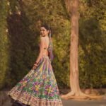 Shriya Pilgaonkar Instagram - 🍭🚲 #ShriyaXTorani Wearing @toraniofficial Hair : @ranthlei_maria @bkccad Makeup : @chinir_just_chinir jewels : @shriparamanijewels Photography @joeydoesntshootauto #Torani #Indian #Lehenga #ootd #Summer #Colour #love #ShriyaPilgaonkar #Stylefile