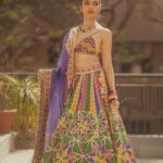 Shriya Pilgaonkar Instagram - 🍭🚲 #ShriyaXTorani Wearing @toraniofficial Hair : @ranthlei_maria @bkccad Makeup : @chinir_just_chinir jewels : @shriparamanijewels Photography @joeydoesntshootauto #Torani #Indian #Lehenga #ootd #Summer #Colour #love #ShriyaPilgaonkar #Stylefile
