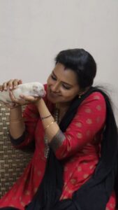 Shruthi Raj Instagram - PUPPY LOVE ❤️❤️❤️