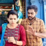 Shruthi Raj Instagram - REELS TIME WITH THAMBI🥰🥰🥰 @vigneshwaran_wikky