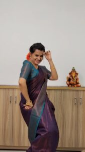 Shruthi Raj Instagram - Saree-  @say_yes_india 

Here's to all those who struggle to get the perfect pleats, a ready-to-wear saree where the saree is Customized to your waist size and height also with enough adjustments in case you put on or reduce weight.