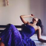 Shruti Bapna Instagram – What?! The wine shops shut again before you could get your stock?Hahaha 😝😂 I hear you wine lovers…hang in there cheers!🥂
#selfphotography #purpledress #quarantinediaries #shrutibapna Mumbai, Maharashtra