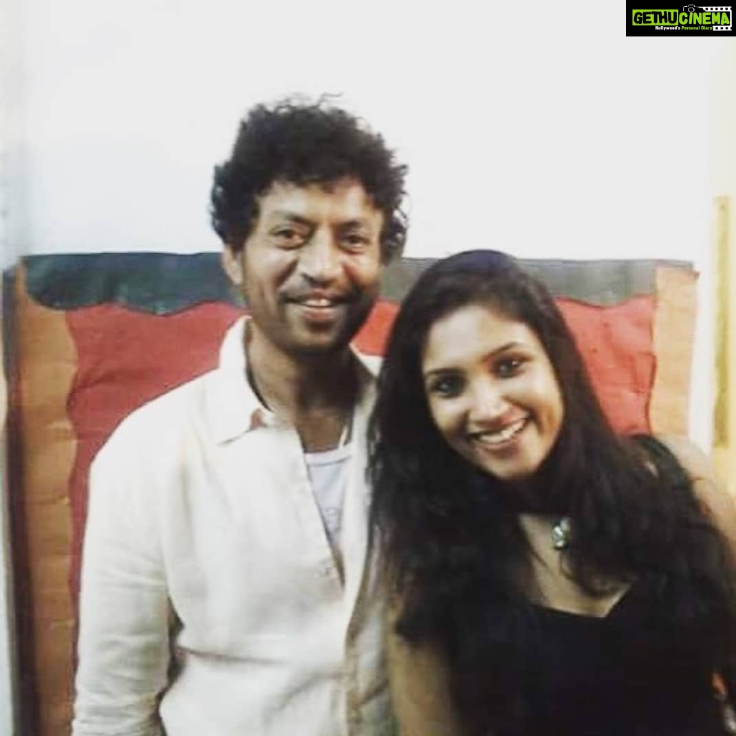 Shruti Bapna Instagram - आपके जाने का दुख लफ्जों में बयान नहीं हो पाएगा💔 #irrfankhan