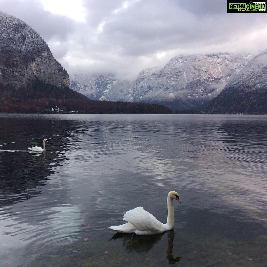 Shruti Bapna Instagram - Hallstatt, Austria. It's insane how beautiful this place is. And I experienced it at a very unique time when winters are round the corner and the mountains were half covered in snow. Blissful and serene. One of the most enchanting views