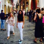 Shruti Bapna Instagram – Walking and walking around the streets and not tired! Seville, Spain