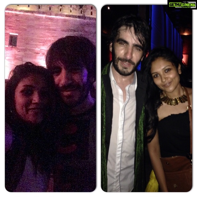 Shruti Bapna Instagram - #instacollage The man who allured me with his flamenco performance and some Spanish I didn't understand but felt every bit! te amo! ❤️ #danielnavarro #flamenco Mehrangarh Fort,Jodhpur