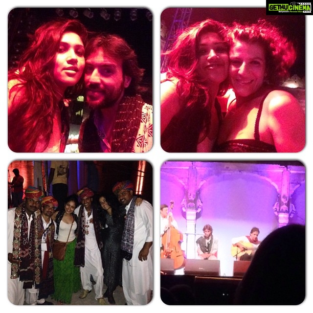 Shruti Bapna Instagram - #instacollageThe true performers! Real and unadulterated...Can't get over those ' I was on another planet' nights of fusion of international and folk music... Life is more than just name fame and money Mehrangarh Fort,Jodhpur