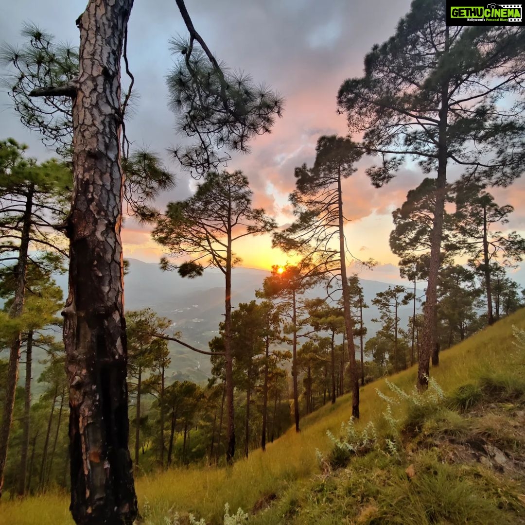 Shruti Bapna Instagram - Magic ✨ . . . . . #cannevergetenough #sunsetsky #mountainlife #incredibleindia #uttarakhandtraveller #uttarakhanddiaries Kumaon,uttarakhand